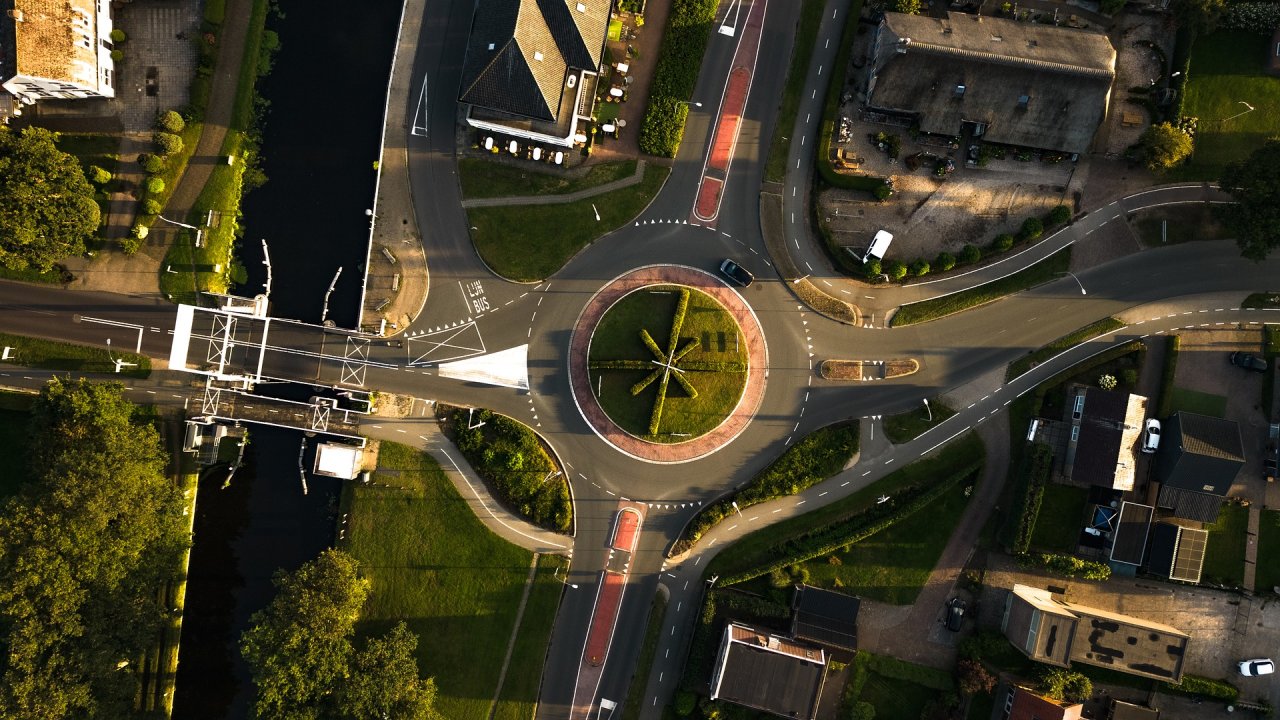 Wegen straat brug