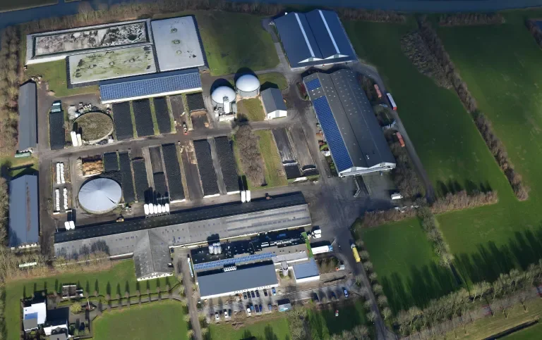 Luchtfoto Well