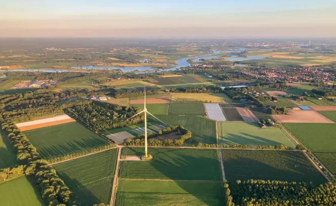 Landschap midden Limburg